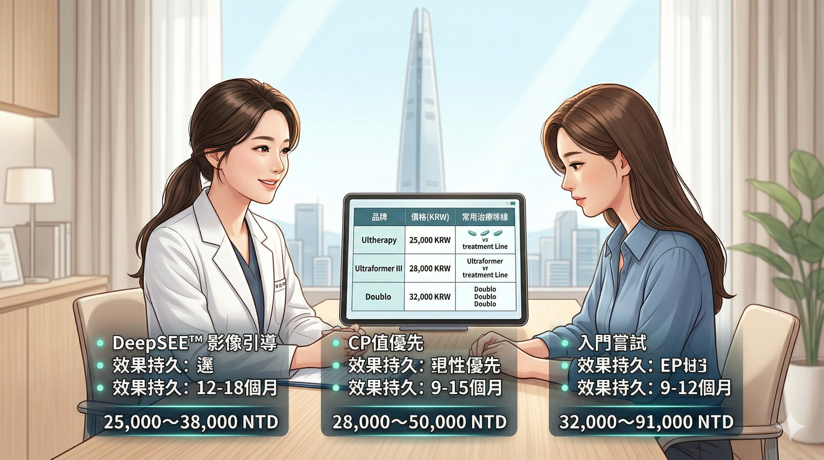 美國音波 效果全面比較表
